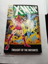 UNUSED POSTCARD: X-Men Marvel comics covers Wolverine Cyclops Beast Storm