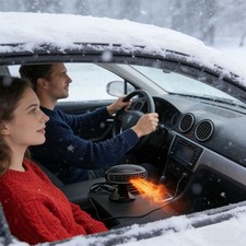 4PCS 360 Rotary Portable Car Heater Defroster,150W Fast Heating Cooling Fan