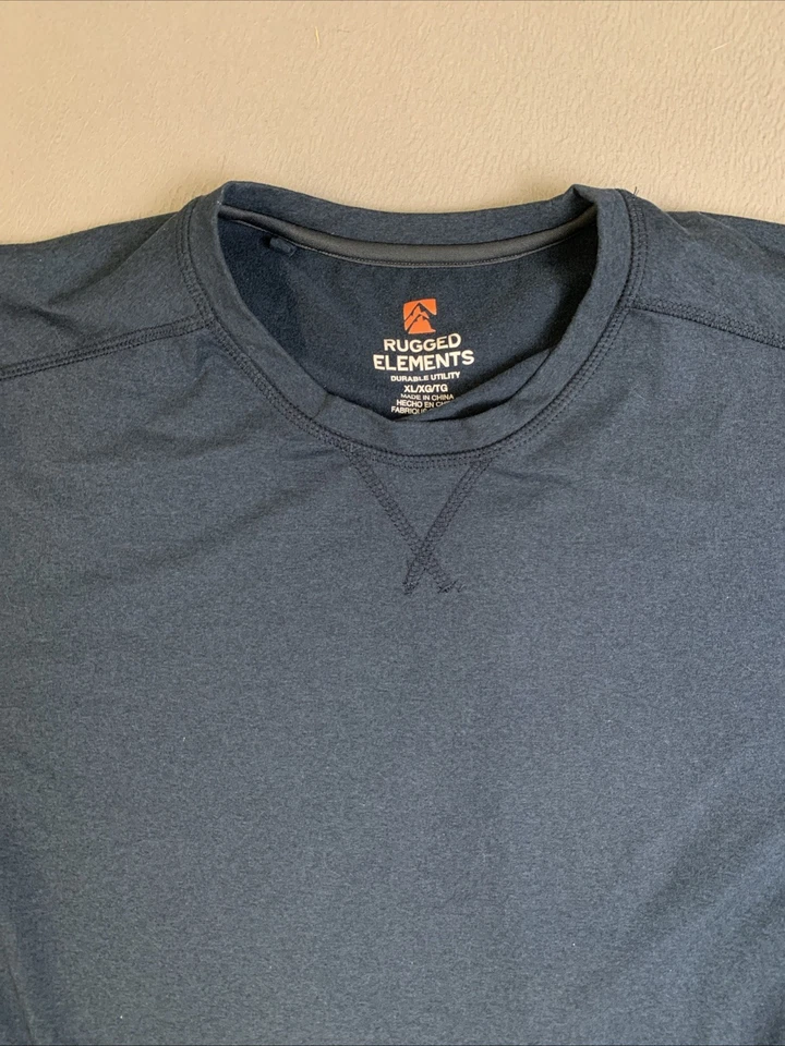 Camisa Rugged Elements para hombre talla X-grande manga larga cuello redondo utilidad duradera Foto 4 de 4