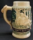 Antique BPOE Best People on Earth Elks German 1/2 Liter Antler Handle Stein (C) — photo 3