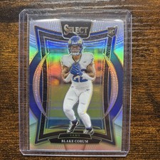 2024 Panini Select - Concourse Blake Corum #9 Silver Prizm (RC)