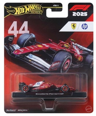 MATTEL TOYS HOT WHEELS PREMIUM FORMULA 1 FERRARI LEWIS HAMILTON JKD86