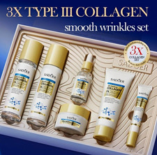 SADOER 3X Type III Collagen Face Skin Care Set Anti-Aging Oil Control