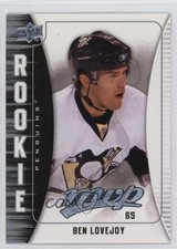 2009-10 Upper Deck MVP Rookie Ben Lovejoy #353 13h2
