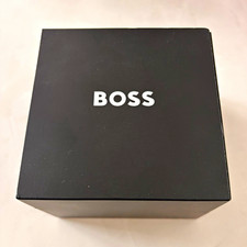BOSS 1513814 Men’s 44mm Black Dial Quartz Bracelet Watch Date 24-Hour