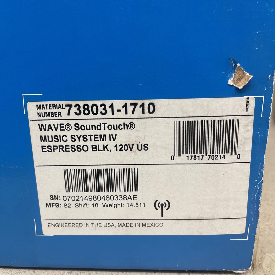 Bose Wave SoundTouch Music System IV CD Radio Wi-Fi Bluetooth Espresso Black NEW - Image 4 of 4