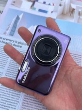 Samsung PL120 14MP Dual LCD 5x Optical Zoom Dual Screen Digital Camera Purple