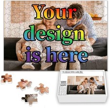 Custom Photo 500 Piece Puzzle Personalized Text Family Keepsake Gift For Mother