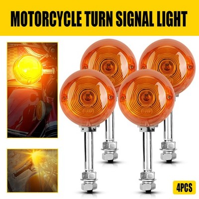 4PCS Motorcycle Turn Signal Light Lamp Amber For Kawasaki NINJA ZX6R 2000-2024