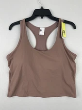 All in Motion Women's Everyday Soft Rib Racerback Cropped Tank Top XL