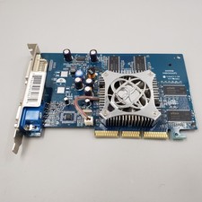 NVidia GeForce FX5500 AGP Graphics Card GPU 256MB DVI S-Video VGA Untested