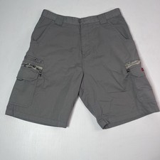 Billabong Men's Vintage Cargo Shorts Gray, Surf Skate, Y2K Size 34