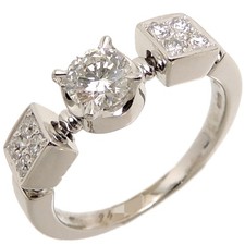 BVLGARI Lucia Ring Diamond 750WG US 4-1/2 P0050779