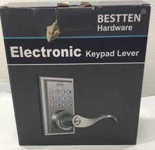 BESTTEN Keyless Entry Door Lock Deadbolt  Electronic Illuminated Keypad NOS