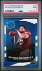 2017 PANINI DONRUSS #327 PATRICK MAHOMES II ROOKIE RC PSA 9