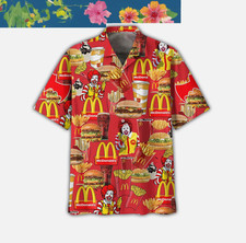 McDonald Fast Food Clown Hawaiian Shirts