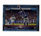 Odell Beckham Jr 2015 Topps Chrome #18 Blue Wave Refractor