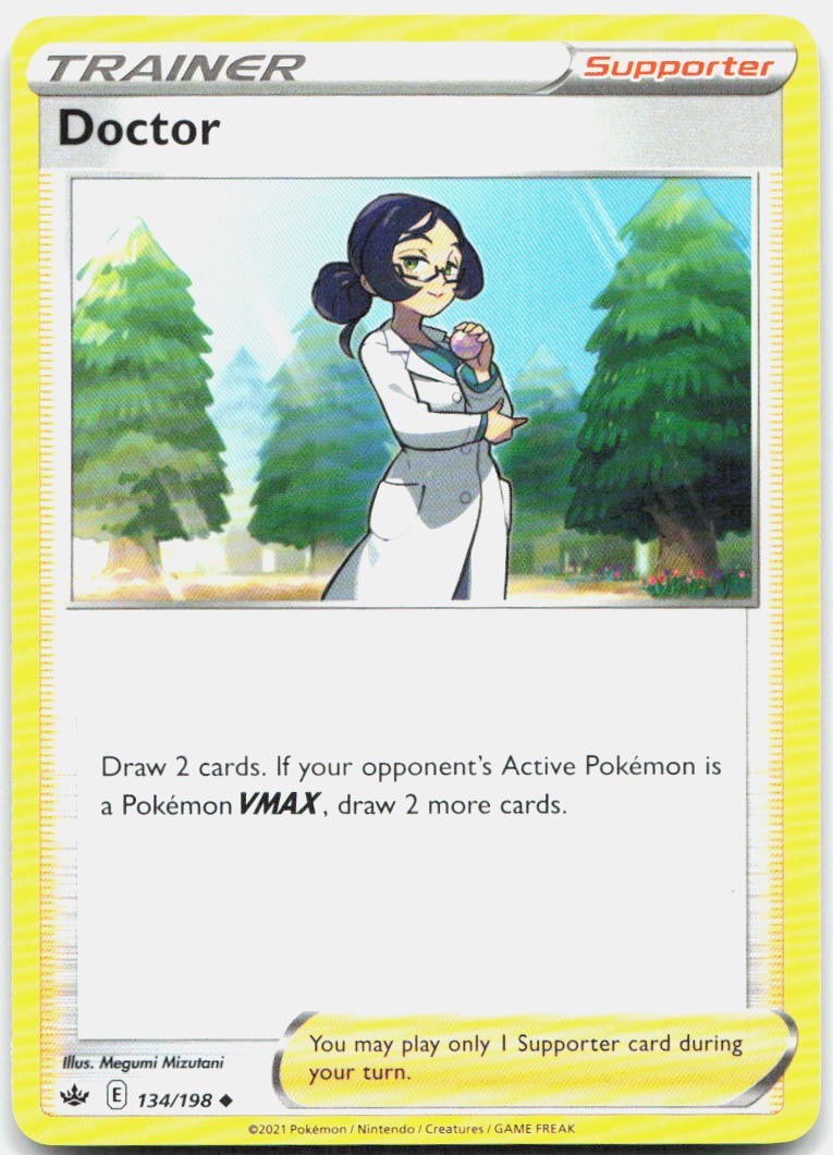 Doctor 134/198 Uncommon Chilling Reign Pokemon Lightly Played