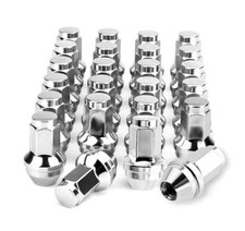 PCS M14 x 2 One-Piece Factory Style Lug Nuts Compatible with F 14x2 Chrome 24