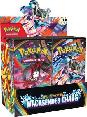 Pokemon Mega Entwicklung 4 Wachsendes Chaos Display (36) Deutsch