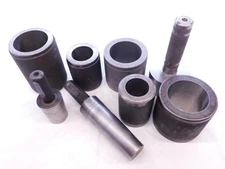 6pcs LOT OF PLAIN TAPERED PLUG AND RING GAGES VARIOUS SIZES INSPECTION EQUIPMENT