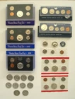 18 Kennedy Half Dollars 40% Silver: With Some Proof & Uncirculated Sets As Shown
