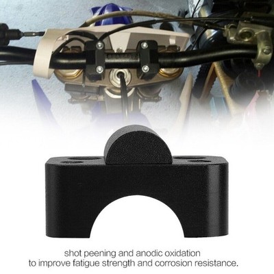 Universal Motorcycle HandleBar Fat Bar Risers Mount Clamp Adaptor Dirt Bike