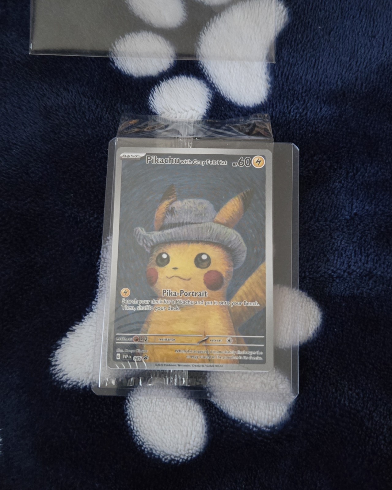 Pikachu with Grey Felt Hat 85 Sv: Scarlet & Violet Promo Card (Van Gogh) Sealed
