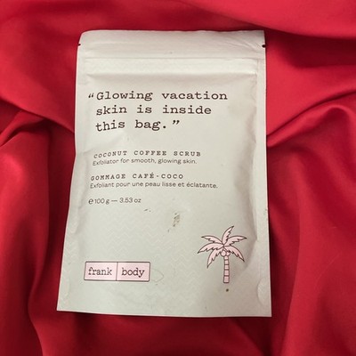 Frank Body Coconut Coffee Scrub FULL BODY EXFOLIATOR -  3.53oz