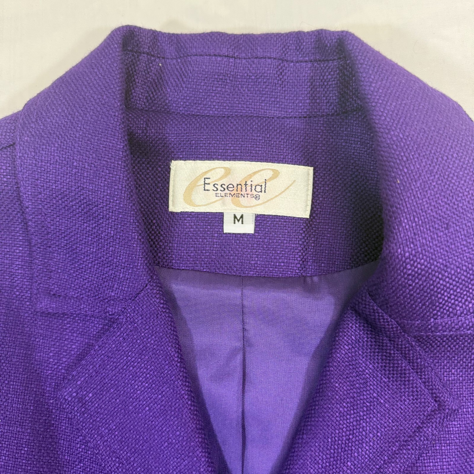 Essential Elements Blazer Jacket Womens Medium Pu… - image 6