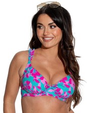 Image of Pour Moi Ocean Breeze Bikini Top Non Padded Underwired Womens Swimwear 31500