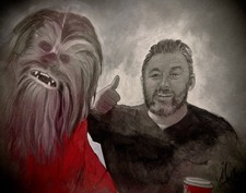 “Adam’s Life Day” Adam The Woo Print By  Artist James C Mulligan