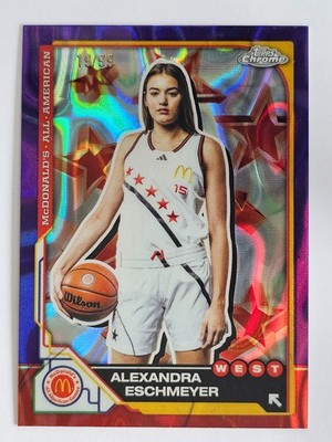 2025 Topps Chrome McDonald s All American Alexandra Eschmeyer PURPLE LAVA /99 30