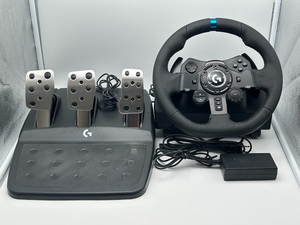 Logitech G923 Racing Wheel and Pedals - Black 97855146687| eBay
