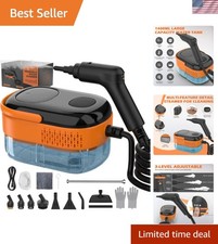 Steam Cleaner for Home  Car-Portable Handheld Steamer for Cleaning with 3-Le...