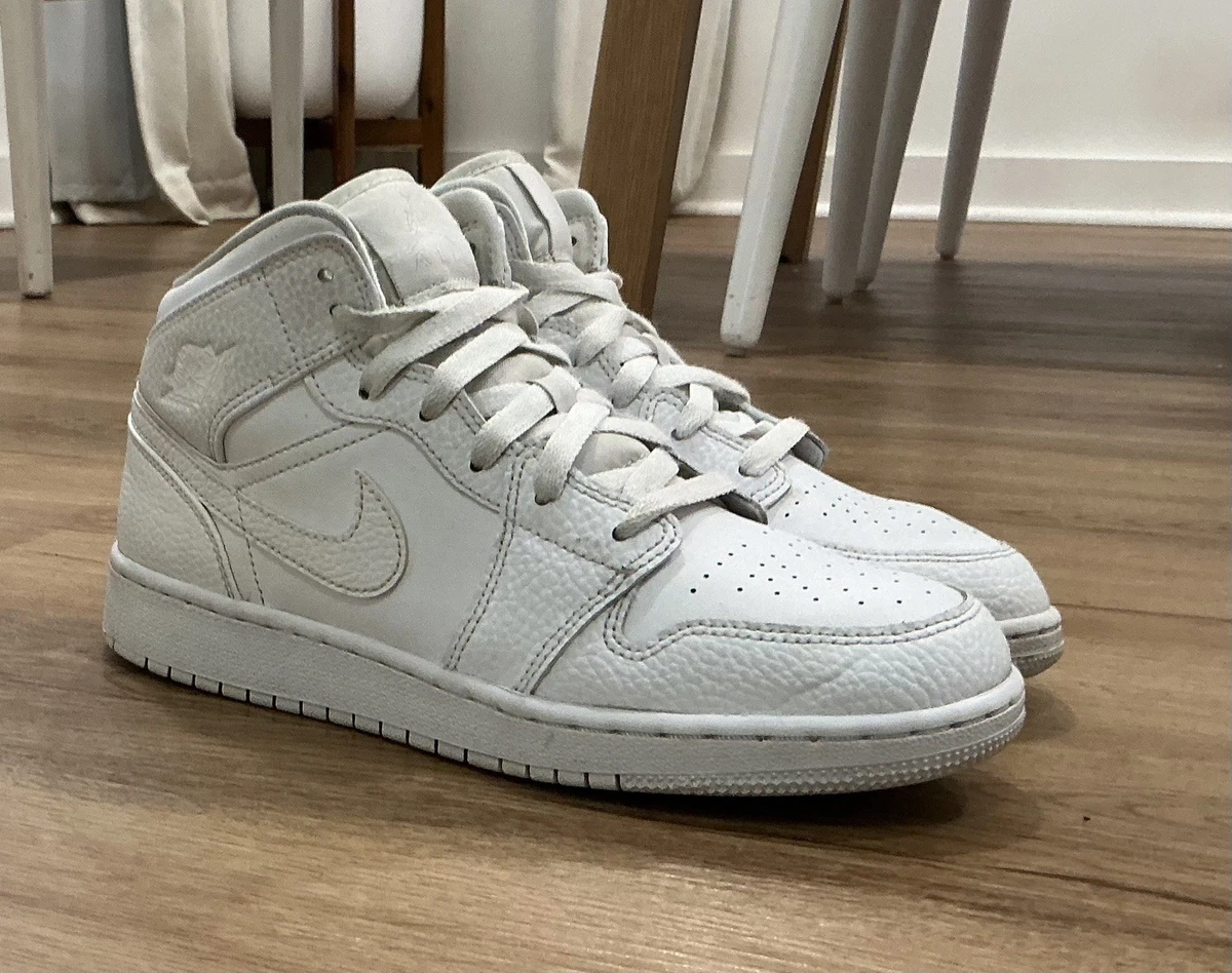 Jordan 1 Mid Triple White - огромный выбор по лучшим ценам | eBay