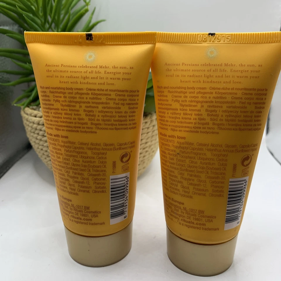 RITUALS The Ritual Of Mehr - CREMA CORPORAL AMOROSA 2,3 oz/70 ml NUEVA. X2 Foto 2 de 3