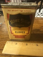 Vintage None-touch Brand Cloves Never Opened Tin Advertising Can