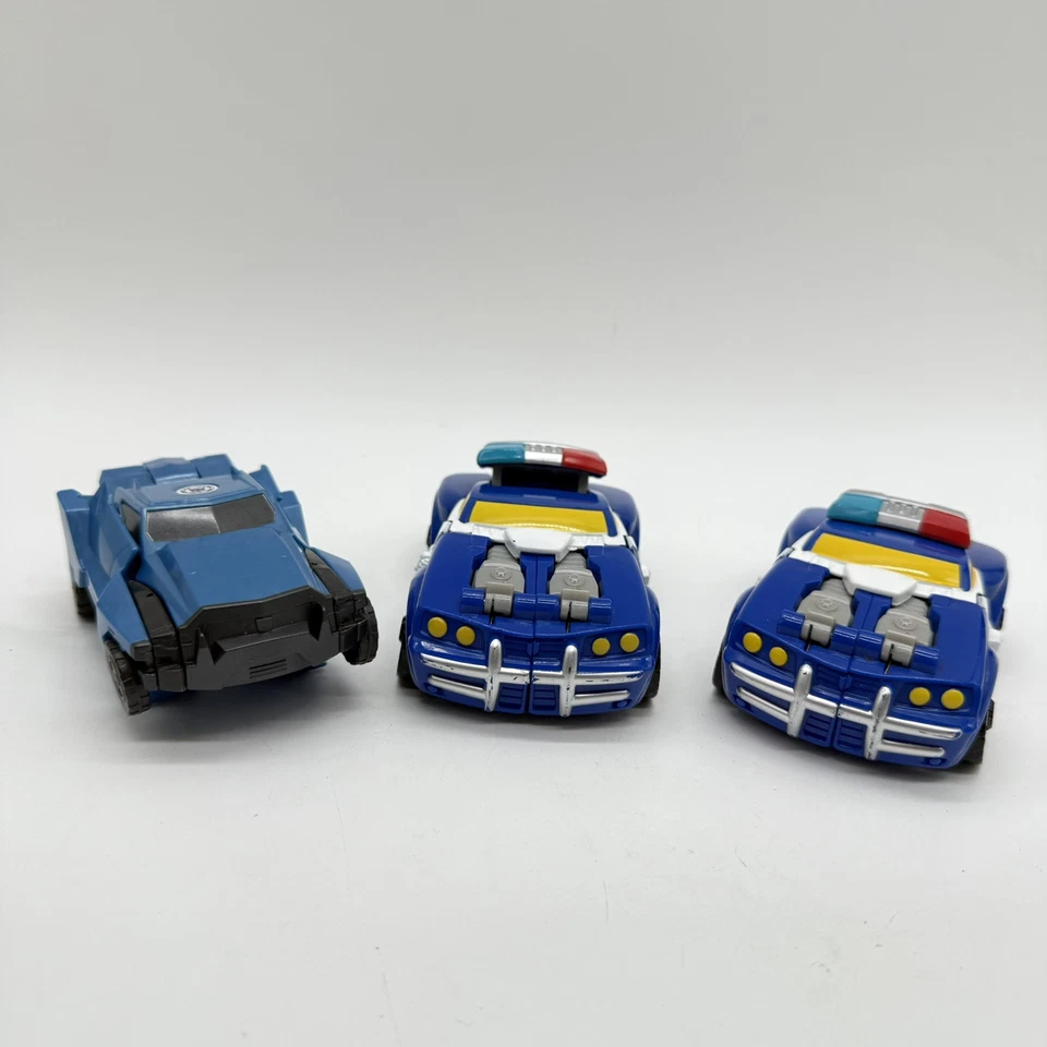 Transformers Robots in Disguise Steeljaw One 1 Step Changer & Playskool Chase Foto 2 de 4