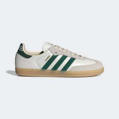 Adidas Originals Samba OG in Cloud White/Collegiate Green/Gum Sneaker