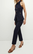 Veronica Beard women's Arte Navy Pants - size 00 - retail 448