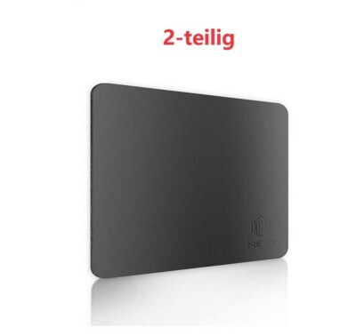 2PCS Gaming Mouse Pad PC Computer Laptop Büro Schreibtisch Mauspad Anti-Rutsch