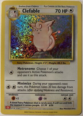 Pokemon Pixi ENGLISCH HOLO CLC 014/034 TCG Classic Collection Near Mint