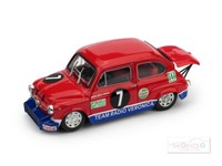 1:43 Brumm Fiat Abarth 850 Tc Zandvoort 1970 Zwolsman #7 Radio Veronica R558 Mod