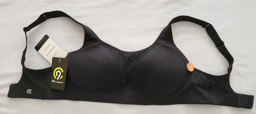 NWT Sports Bra -36C -Champion black power shape max support Vented Sexy Shape