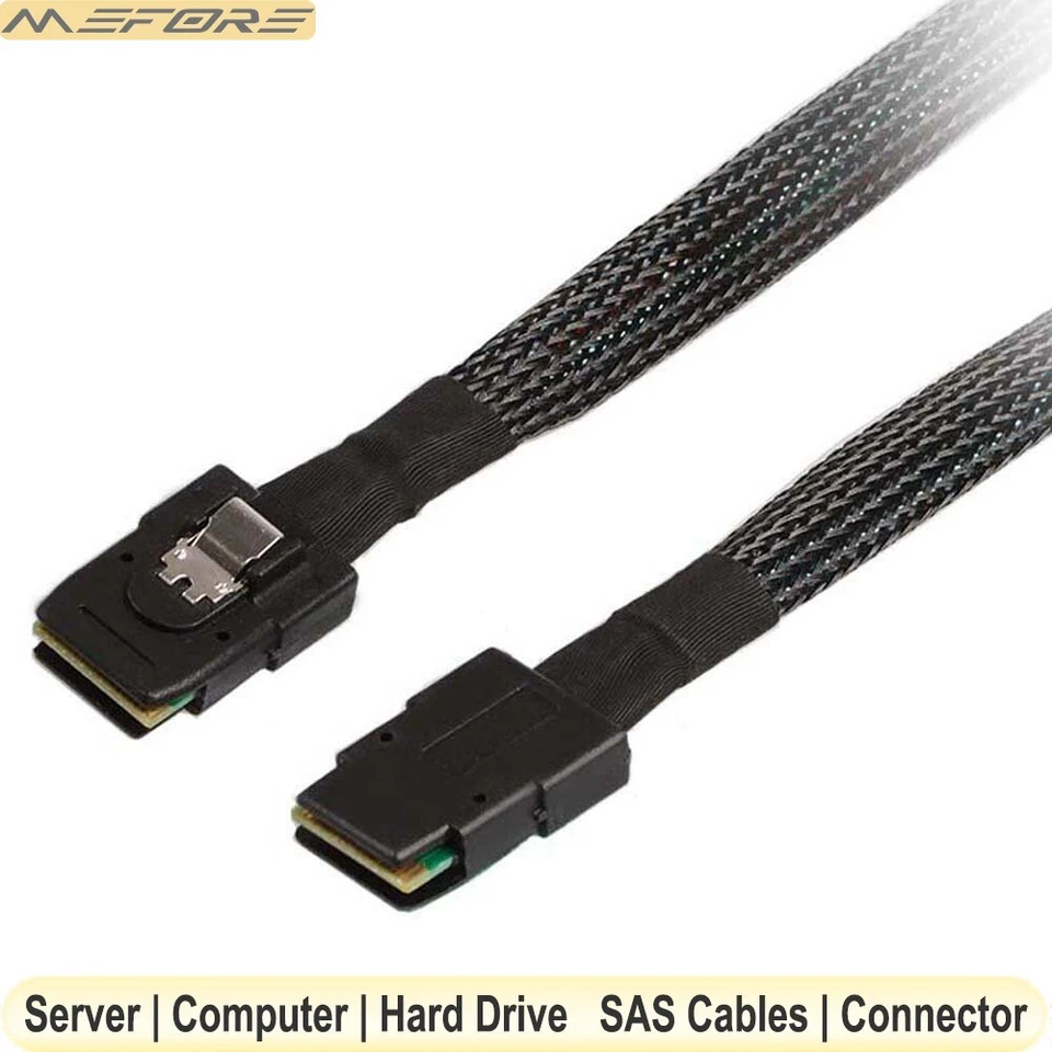Mini SAS SFF-8087 HD to SFF-8087 36Pin Internal Server Hard Disk RAID Cable - Image 4 of 4