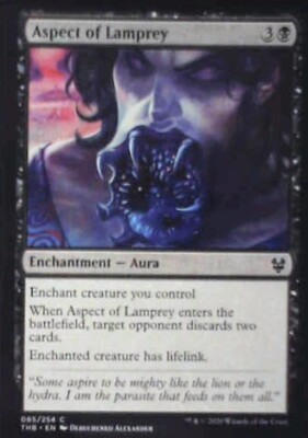Aspect of Lamprey - Theros Beyond Death: #85, Magic: The Gathering Nm R242