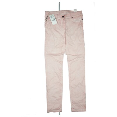 AIRFIELD Slim Push Up Womens Jeans Pants Stretch Skinny High Soft 36 L32 Pink NEW