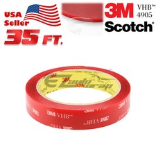 Genuine 3M VHB 4905 Clear Double-Sided Mounting Tape Automotive Car 20mm x 35FT