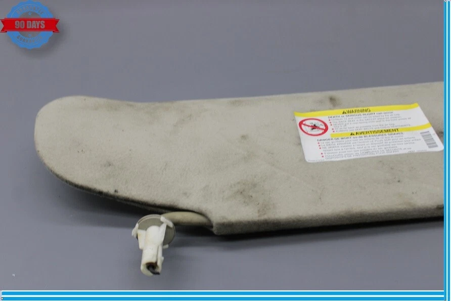 03-07 HUMMER H2 Parasol delantero izquierdo lado del conductor con espejo de tocador OEM Foto 3 de 4